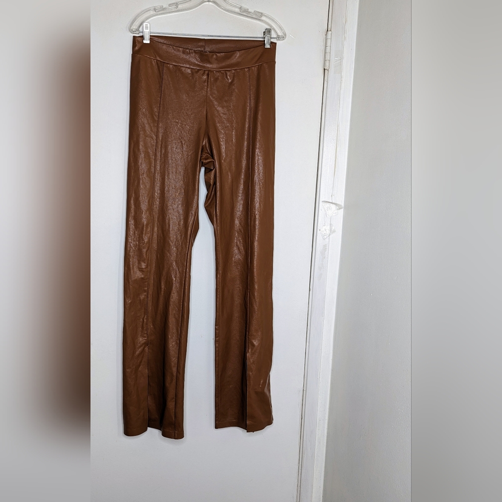 Commando • Claudette Rich Cocoa Faux Leather Pants